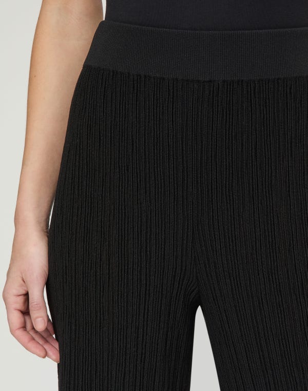 Lafayette148 Finespun Voile Ottoman Rib Ankle Pant