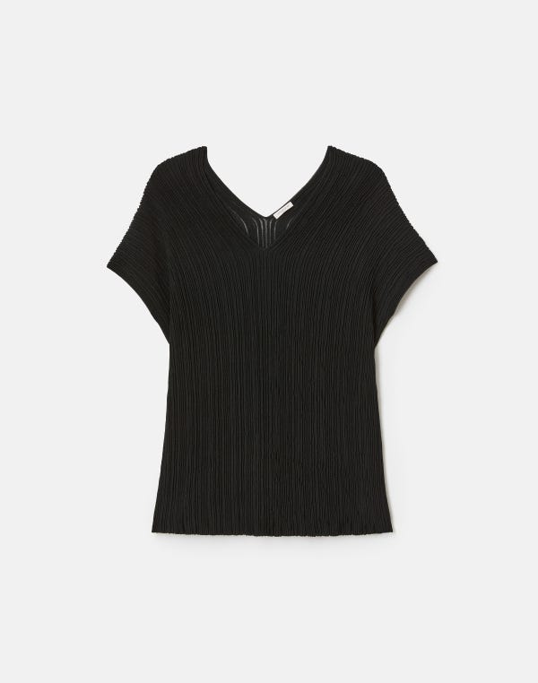 lafayette148 Finespun Voile Ottoman Rib Tunic