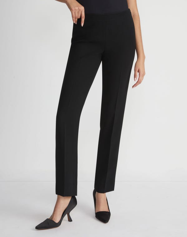 Lafayette148 Finesse Crepe Bleecker Pant