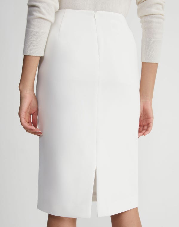 Lafayette148 Finesse Crepe Pencil Skirt