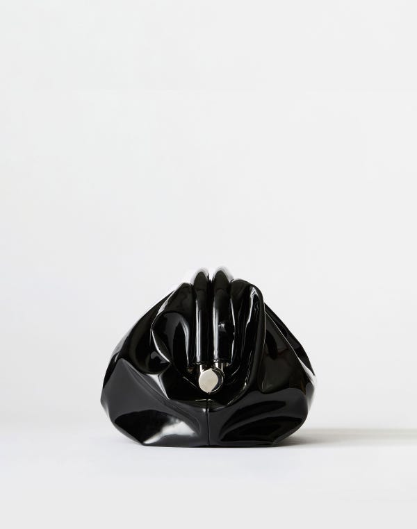 Lafayette148 Glaze Leather Pochette