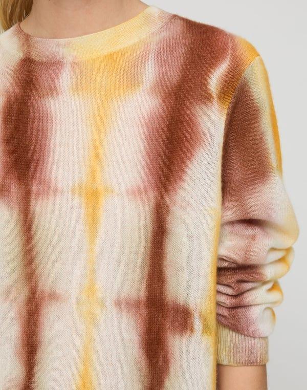 Lafayette148 Hand Dyed Cashmere Crewneck Sweater