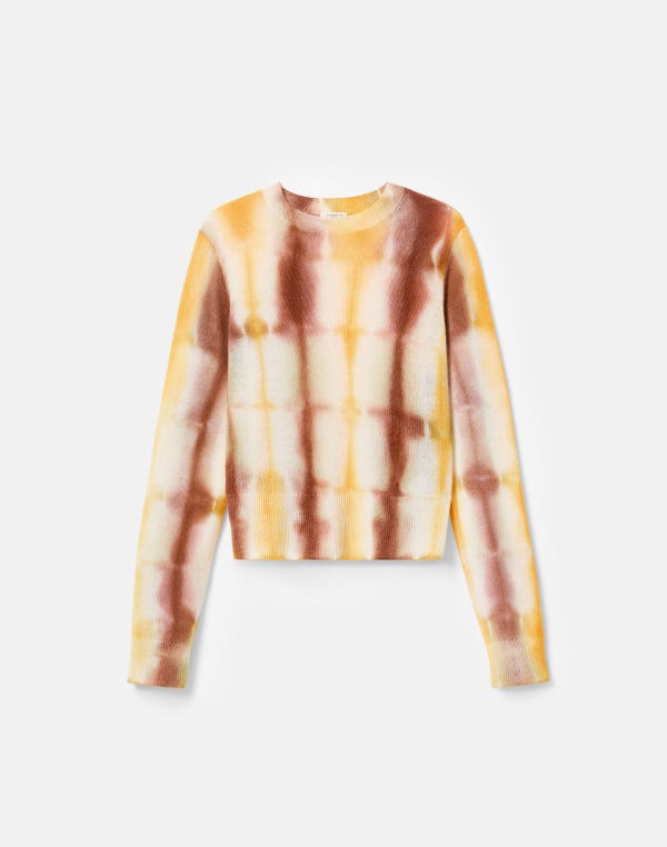 lafayette148 Hand Dyed Cashmere Crewneck Sweater