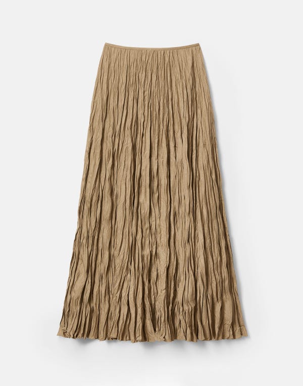 lafayette148 Hand Plissé Flared Skirt