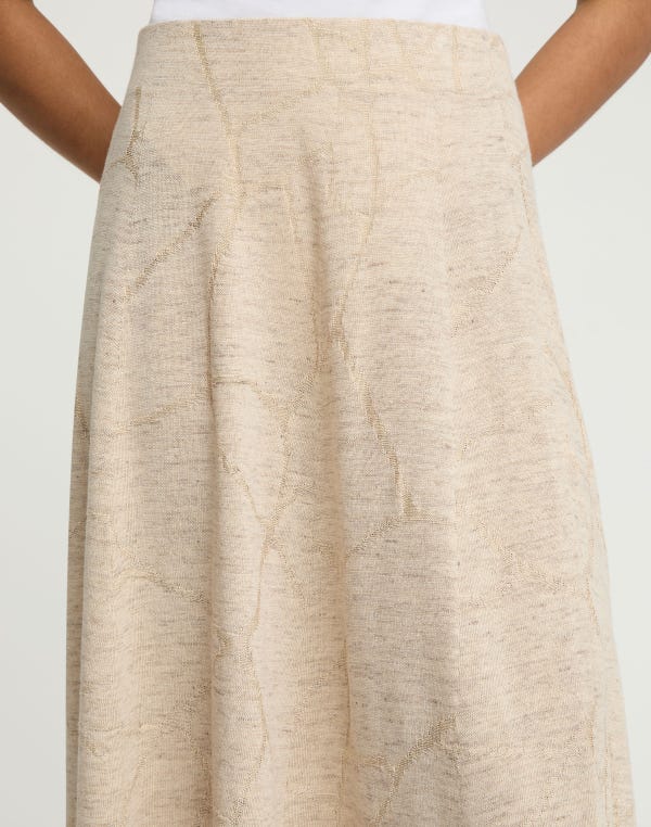 Lafayette148 Jacquard Knit Midi Skirt