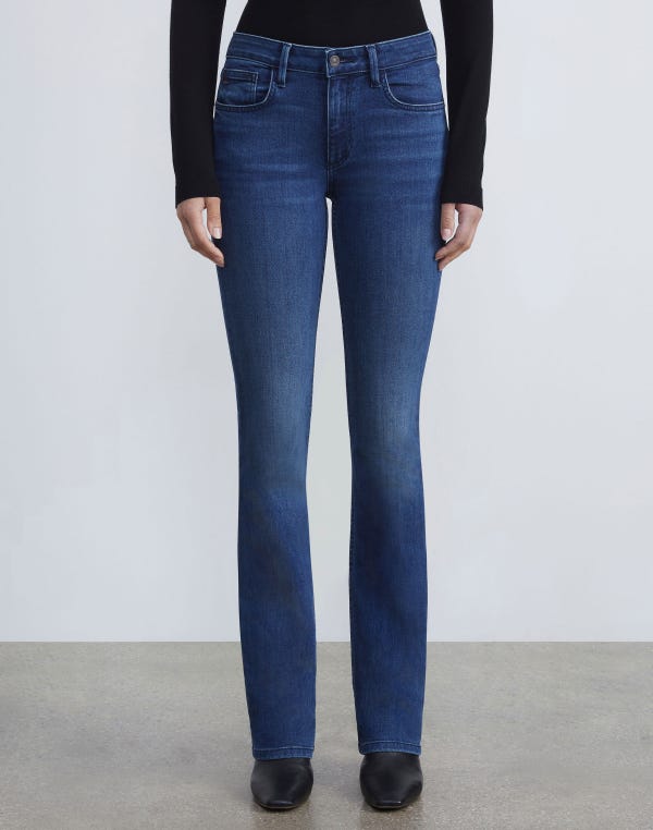 Lafayette148 L148 Denim Mercer Kick-Flare Jean