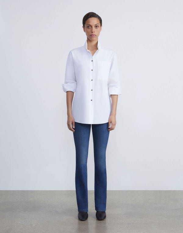 Lafayette148 L148 Denim Mercer Kick-Flare Jean