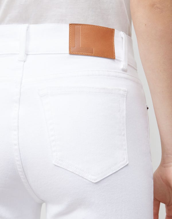 Lafayette148 L148 Denim Reeve Straight Jean