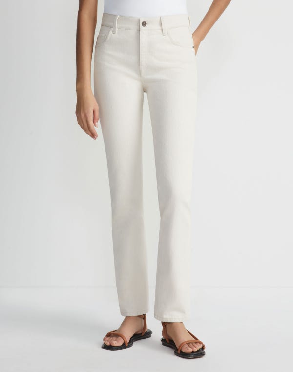 Lafayette148 L148 Denim Reeve Straight Jean