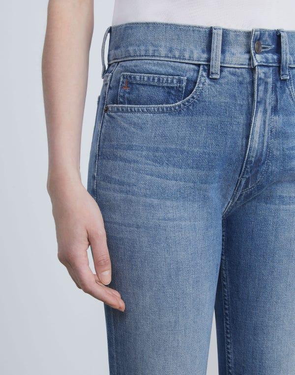 Lafayette148 L148 Denim Reeve Straight Jean