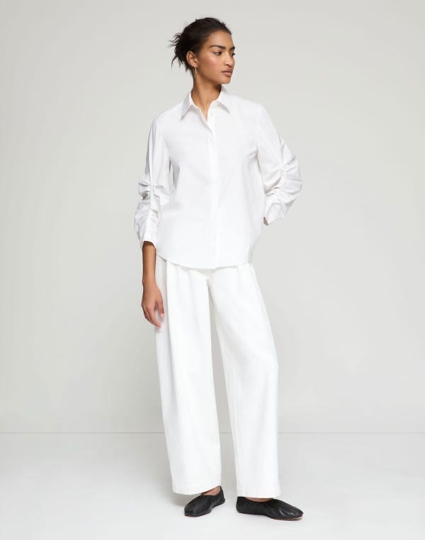 Lafayette148 L148 Denim Wyatt Barrel Leg Jean