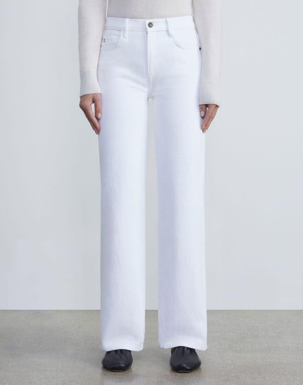 Lafayette148 L148 Denim Wyckoff Wide-leg Jean