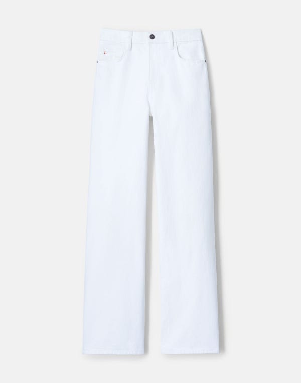 lafayette148 L148 Denim Wyckoff Wide-leg Jean