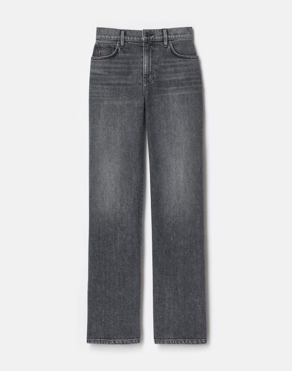 lafayette148 L148 Denim Wyckoff Wide Leg Jean