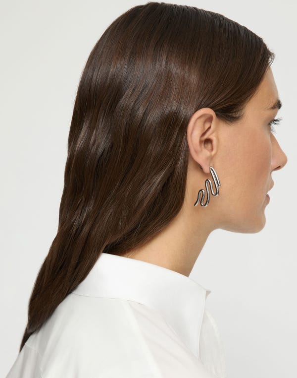 Lafayette148 Line Drop Earring