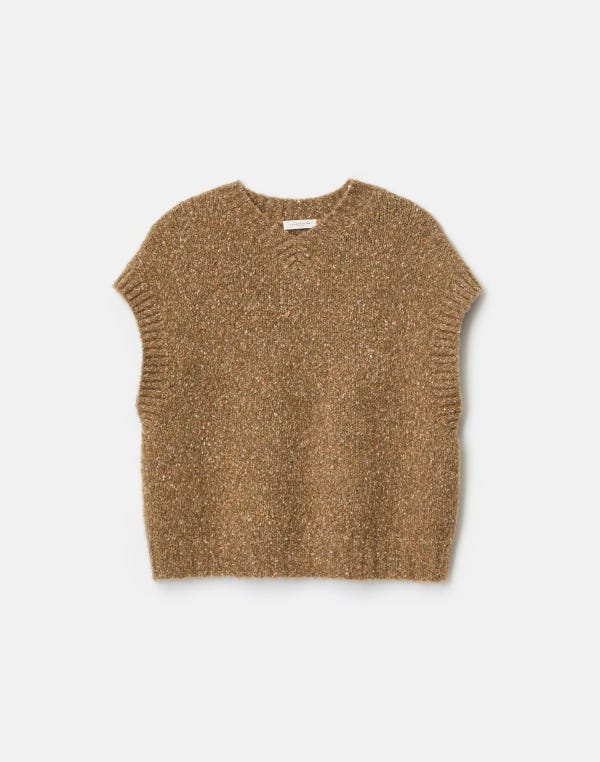 lafayette148 Lofty Donegal Sweater Vest