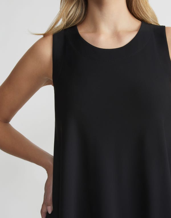 Lafayette148 Matte Jersey Scoop Neck Tank