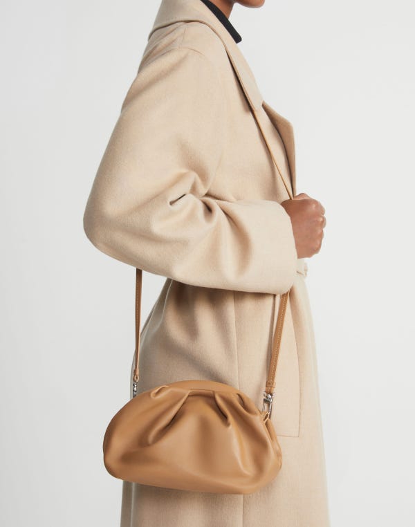 Lafayette148 Nappa Leather Pochette