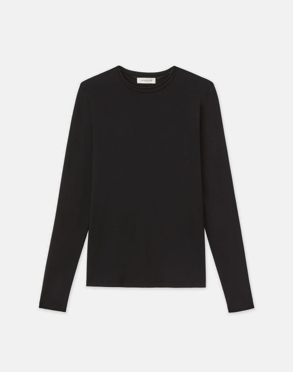 lafayette148 Nouveau Jersey Crewneck Tee