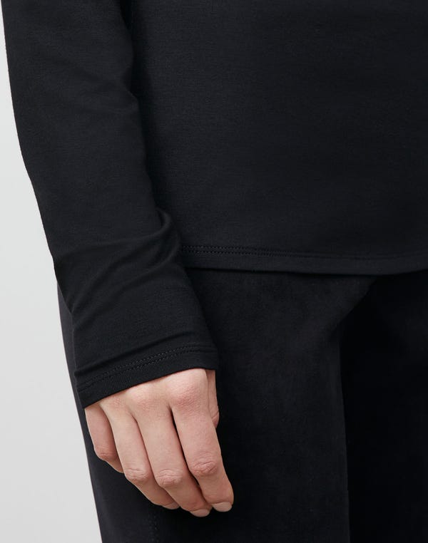 Lafayette148 Nouveau Jersey Turtleneck
