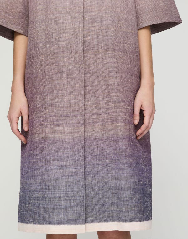 Lafayette148 Ombré Elbow Sleeve Coat