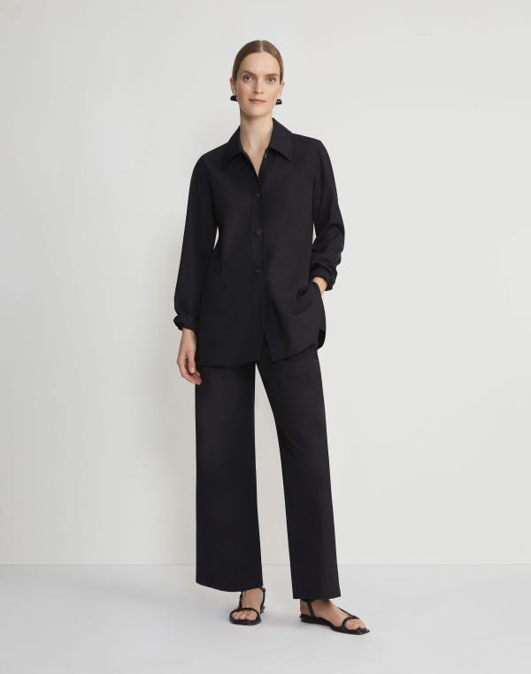 Lafayette148 Organic Cotton Poplin Riverside Pant