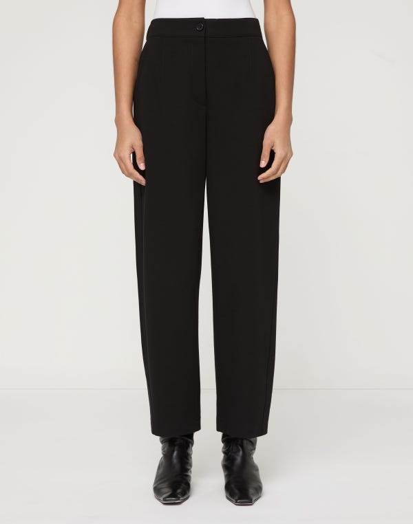 Lafayette148 Punto Milano Downing Barrel Leg Pant