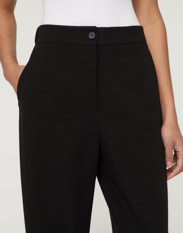 Lafayette148 Punto Milano Downing Barrel Leg Pant