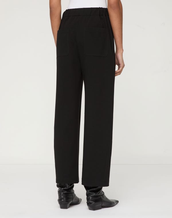 Lafayette148 Punto Milano Downing Barrel Leg Pant
