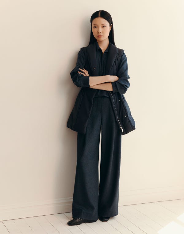 Lafayette148 Recycled Tech Down Puffer Vest