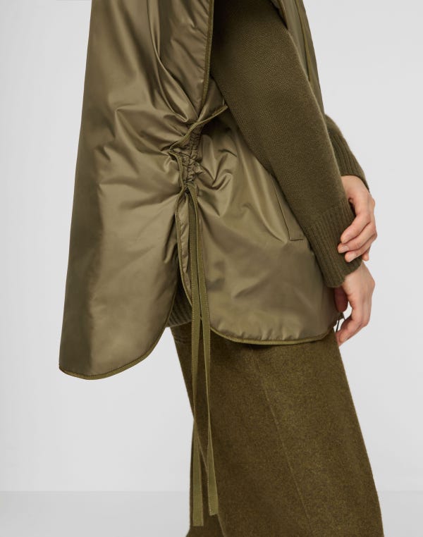 Lafayette148 Recycled Tech Hooded Cape