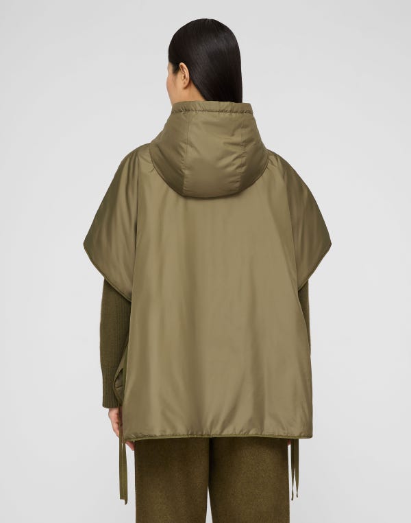 Lafayette148 Recycled Tech Hooded Cape