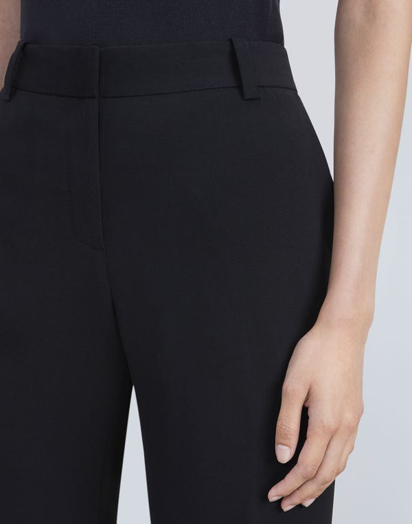 Lafayette148 Responsible Finesse Crepe Gates Pant
