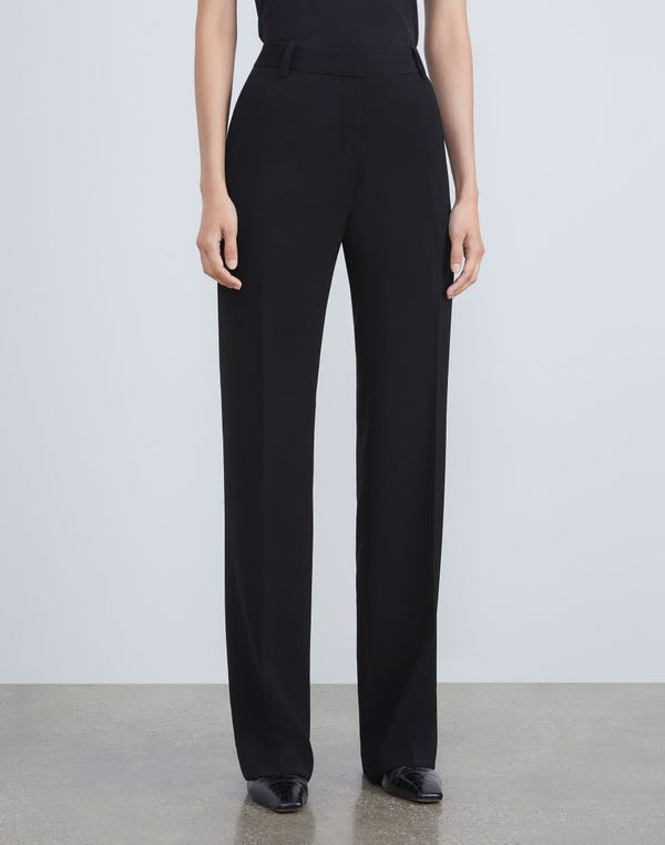 Lafayette148 Responsible Finesse Crepe Gates Pant
