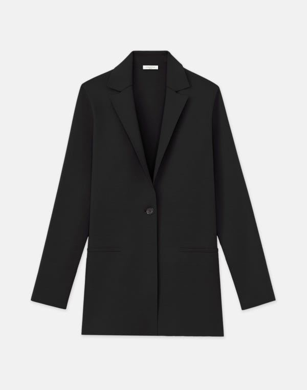 lafayette148 Responsible Matte Crepe Knit Blazer