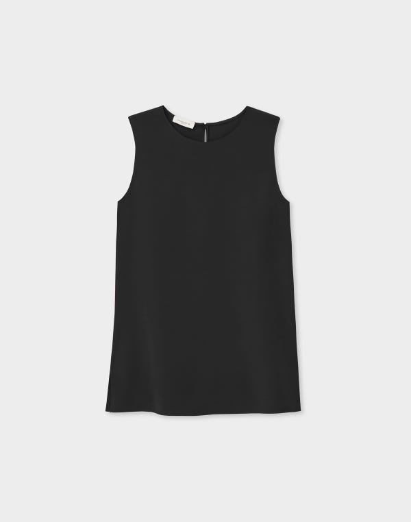 lafayette148 Silk Crepe De Chine Sleeveless Blouse