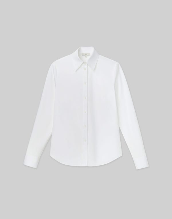 lafayette148 Stretch Cotton Slim Shirt