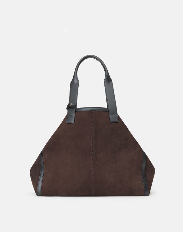 lafayette148 Suede & Leather L Tote