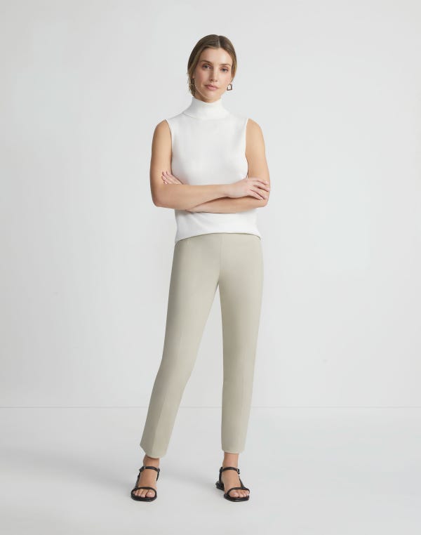Lafayette148 Techno Stretch Twill Stanton Pant