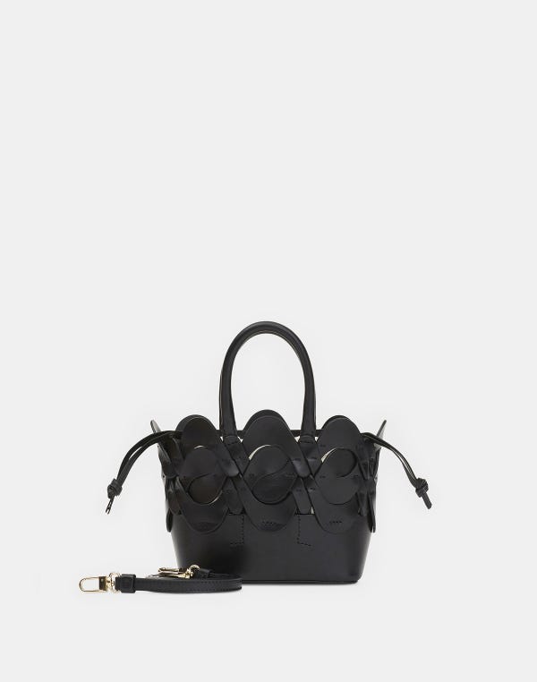 lafayette148 Vachetta Leather 8 Knot Tote—Mini