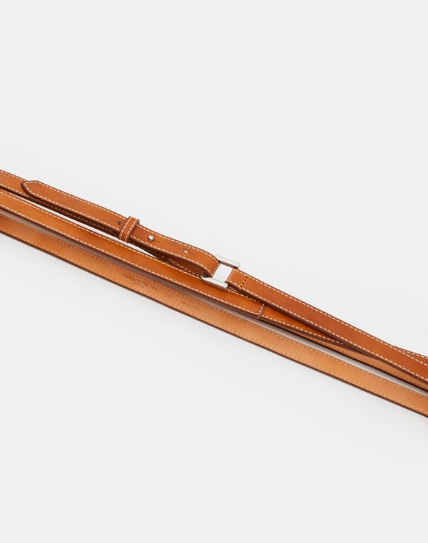 Lafayette148 Vachetta Leather Double Wrap Belt