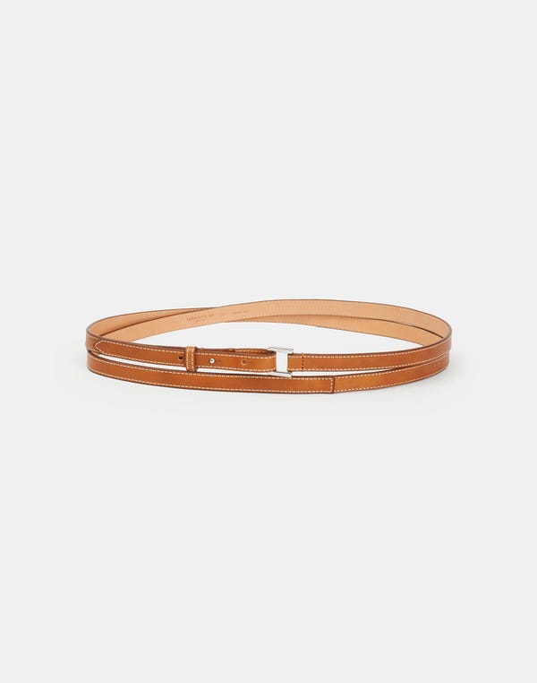 lafayette148 Vachetta Leather Double Wrap Belt