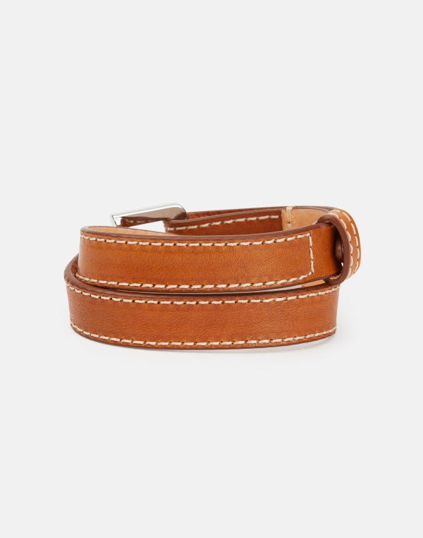 Lafayette148 Vachetta Leather Wrap Bracelet