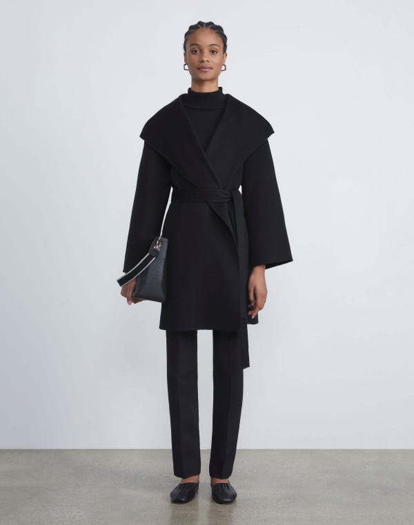 Lafayette148 Wool-Silk Crepe Barrow Pant