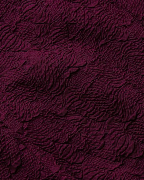 Lafayette148 Matelassé Jacquard Balloon Sleeve Dress