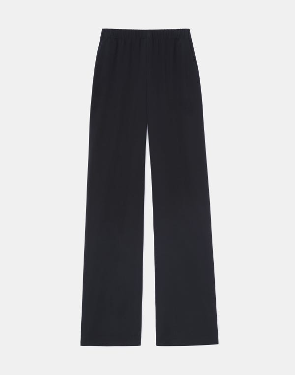 lafayette148 Organic Silk Crepe De Chine Perry Pant