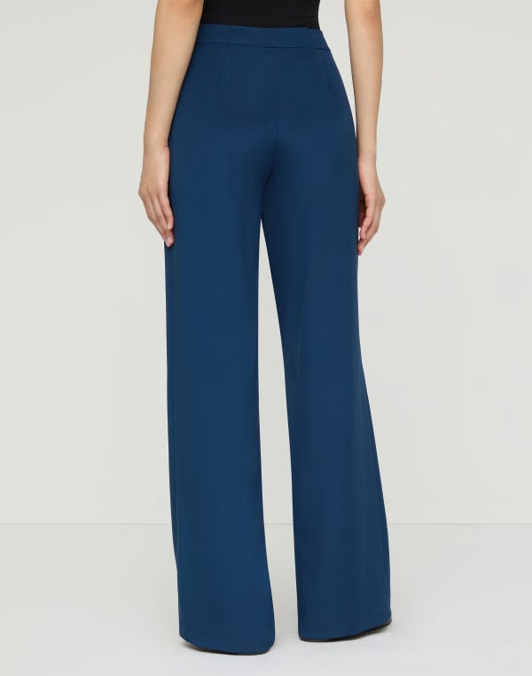Lafayette148 Organic Silk Stretch Crepe De Chine Sullivan Pant