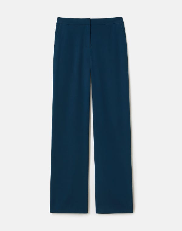 lafayette148 Organic Silk Stretch Crepe De Chine Sullivan Pant