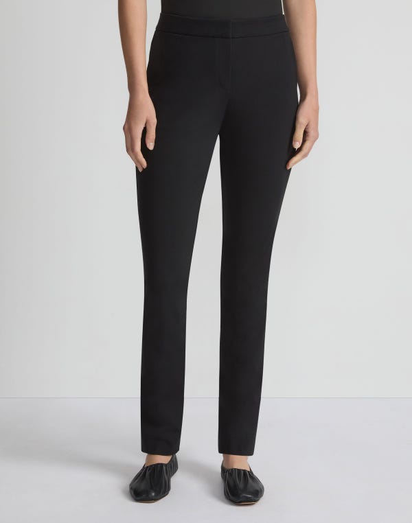 Lafayette148 Regenerated Punto Milano Manhattan Cigarette Pant