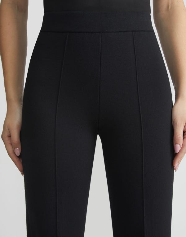 Lafayette148 Responsible Matte Crepe Foley Flared Pant